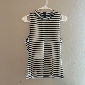 J.Crew rash guard navy and cream tank top